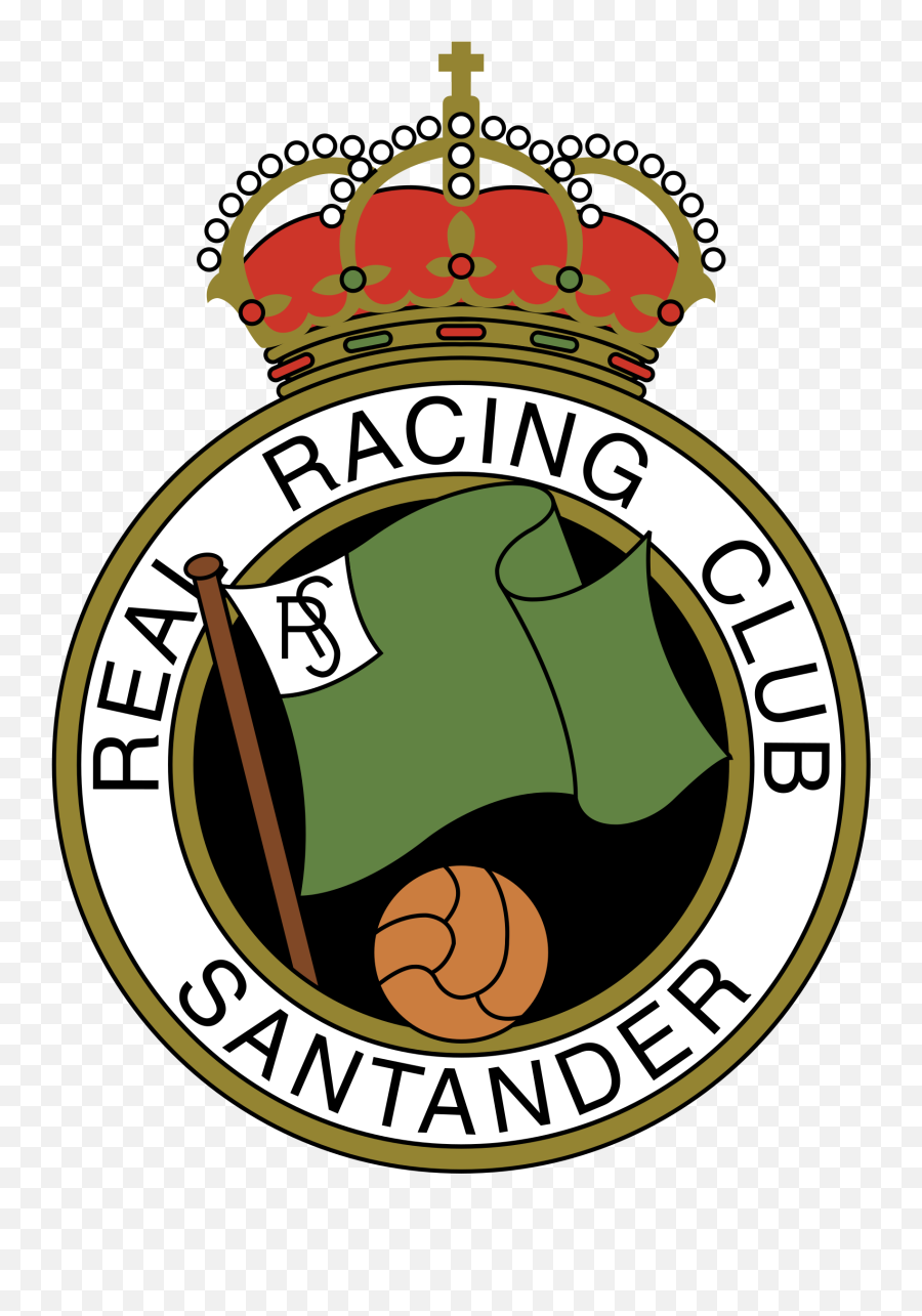 Download Hd Santander Logo Png Transparent - Real Racing Racing De Santander Logo Png,Escudo Png