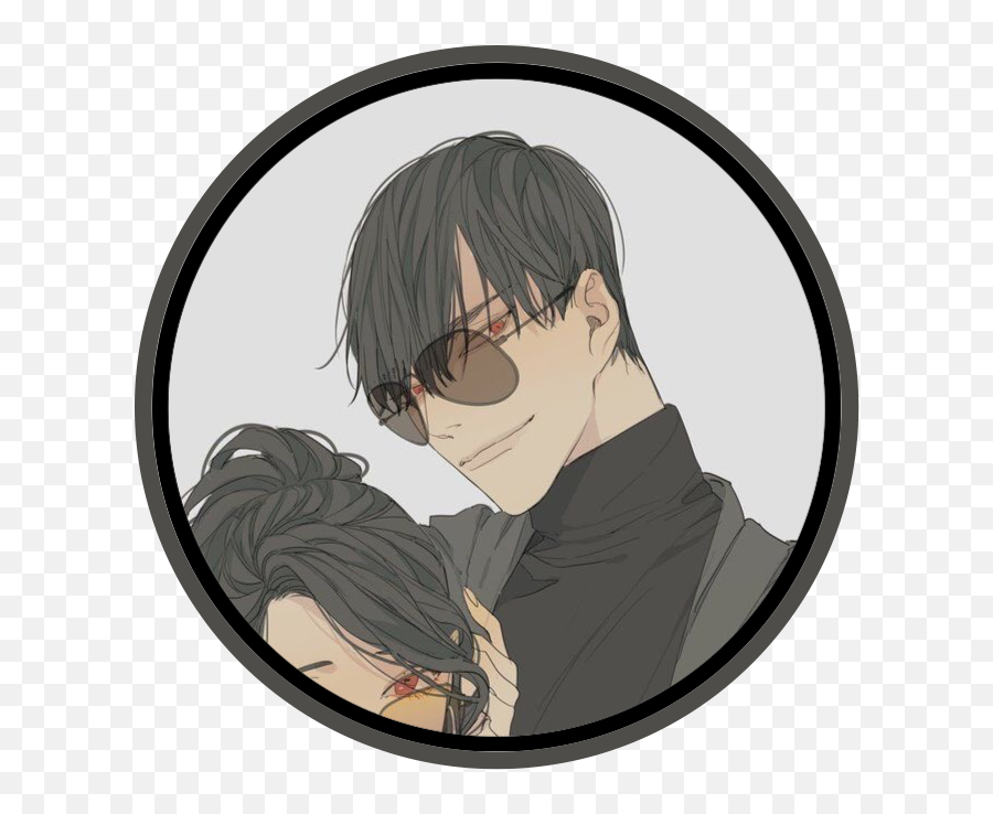 Couples Icons - Anime Couple Black Aesthetic Png,Anime Couple Icon