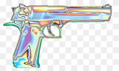 Transparent Gun Png - Vaporwave