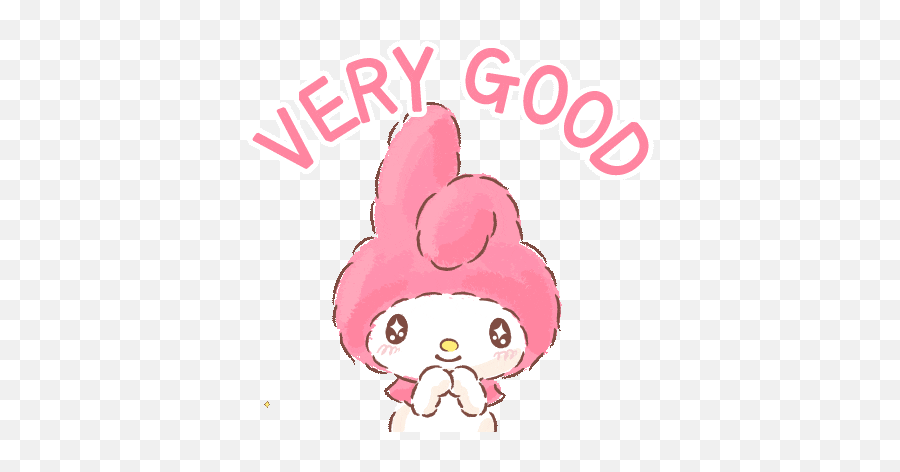 Very Good Sanrio Gif - Verygood Sanrio Mymelody Discover U0026 Share Gifs Melody Gif Very Good Png,Sanrio Icon