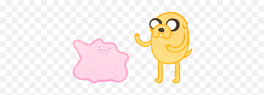 The Back To School - Adventure Time Jake And Ditto Pokemon Png,Crayon Physics Deluxe Icon