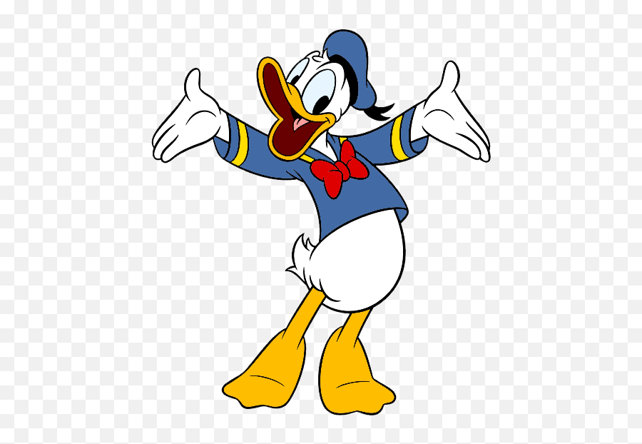 Donald Duck Clipart Free Images - Clipartix Donald Duck Clipart Png,Duck Clipart Png