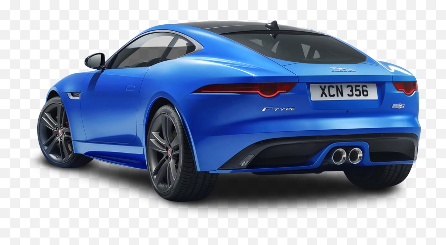 Download Blue Jaguar F Type Back View Car Png Image For Free - Jaguar F Type Blau,Blue Car Png