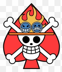 One Piece Logo Flag Png 3 Image - Ace Logo One Piece Png,One Piece Logo
