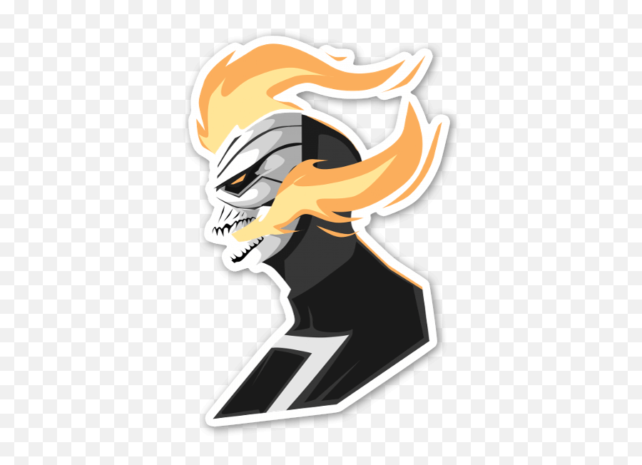 Ghost Rider - Stickerapp Illustration Png,Ghost Rider Transparent