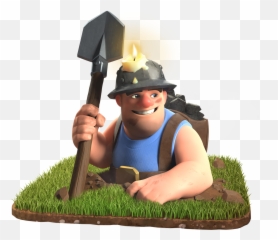 Clash Of Clans Clan Castle - Miner Clash Of Clans Png,Clash Png