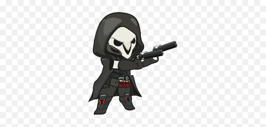 A Few Bad Newbies - Overwatch Reaper Gif Png,Gun Icon Anime Gif