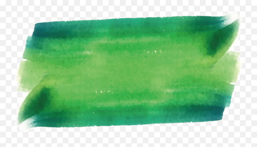 Emerald Green Watercolor - Watercolor Painting Png,Watercolor Greenery Png