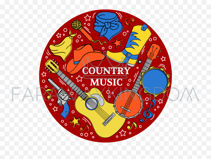Western Festival Vector Illustration Png Country Music