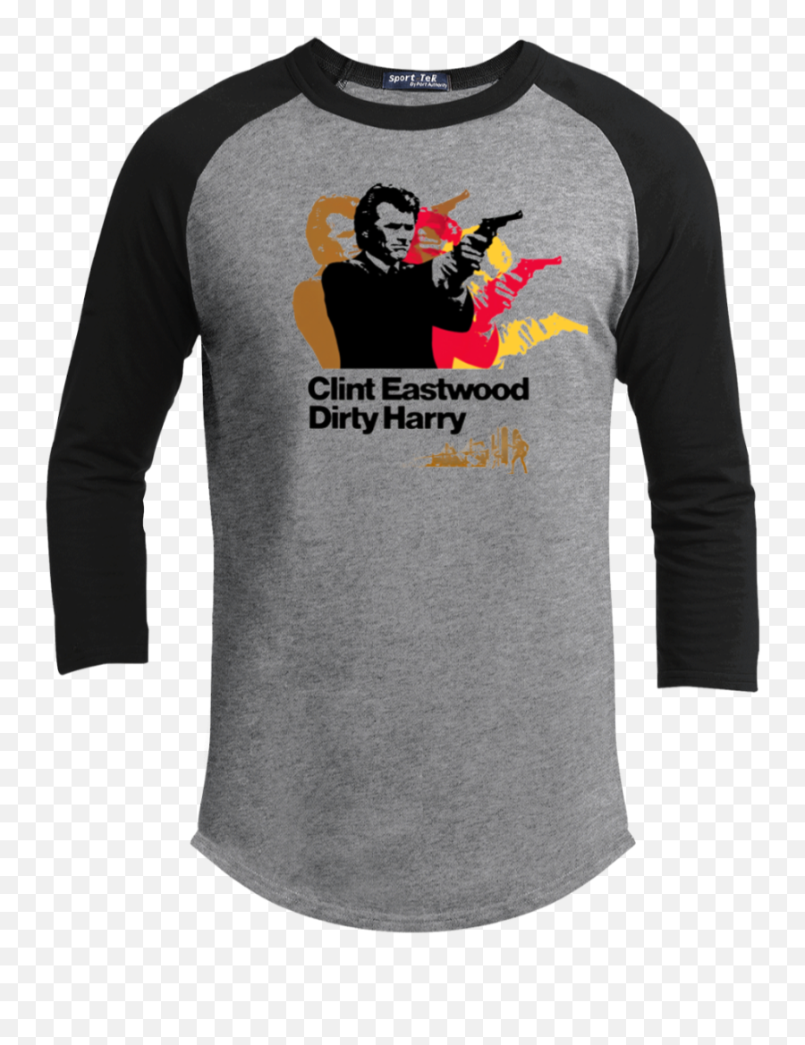 Dirty Harry Clint Eastwood T200 Sport - Tek Sporty Tshirt Ebay Funny Dachhund Long Baseball Dog Shirts Png,Clint Eastwood Western Icon Collection