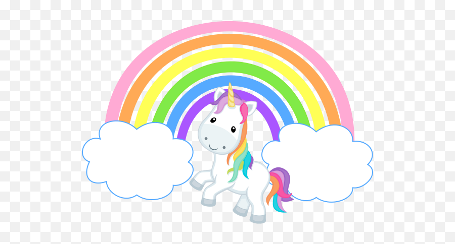 Svg Unicorn Rainbow Rainbows Clouds And Unicorns Clipart Transparent
