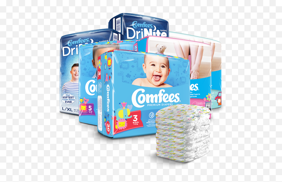 Comfees U2013 A Domtar Personal Care Brand My - Comfees Diapers Png,Free Baby Diapers Icon