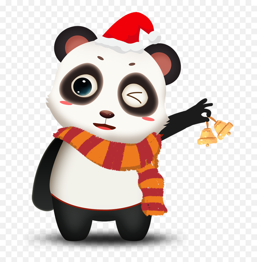 Panda Cute - Photos By Cartoon Character Png,Christmas Panda Icon