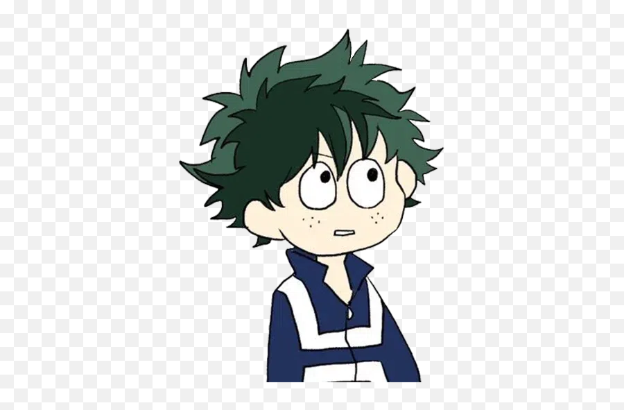 Mha Deku Sticker Pack - Stickers Cloud Fictional Character Png,Izuku Icon