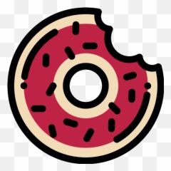 Donut Chart Piece Business Analytics Statistics Vector Svg - Dot png