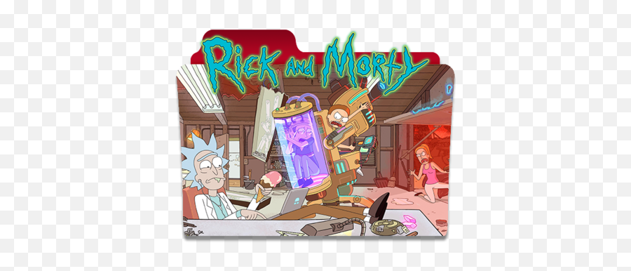 Rick And Morty Red Folder Icon 43802 - Free Icons And Png Rick And Morty S04e05,Morty Png