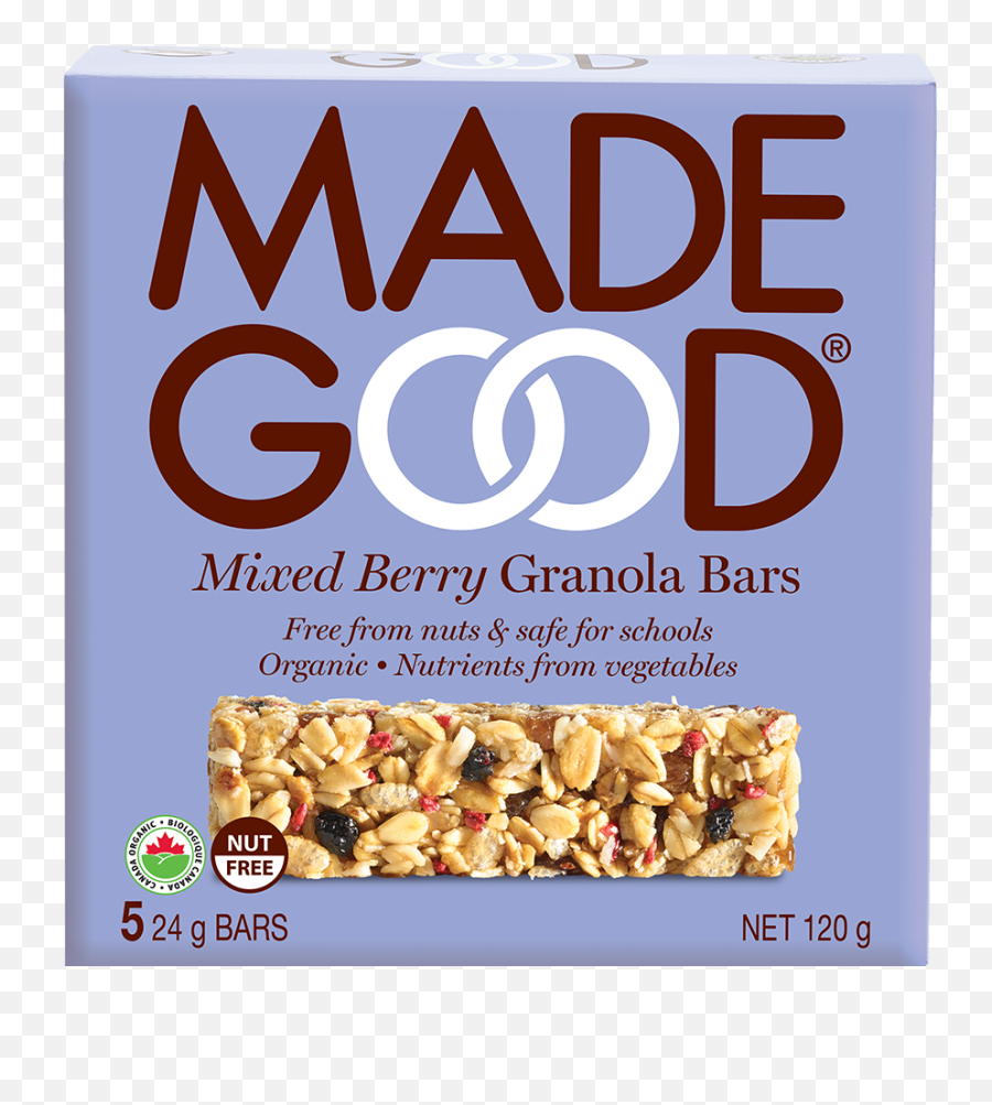 Strawberry Crispy Light Granola - Madegoodfoodscanada Madegood Organic Mixed Berry Granola Bars Png,Granola Icon