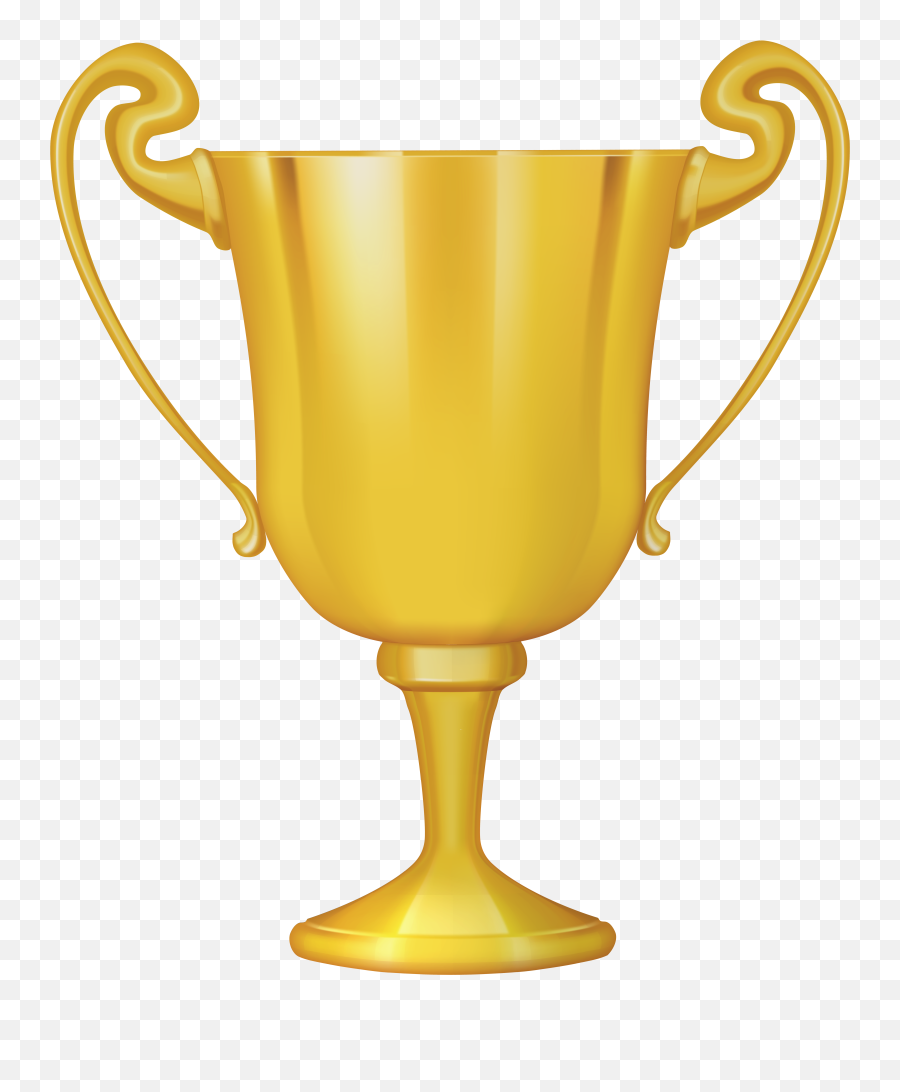 Golden Cup Award Png Clip Art Image - Golden Trophy Vector,Trophy Icon Vector