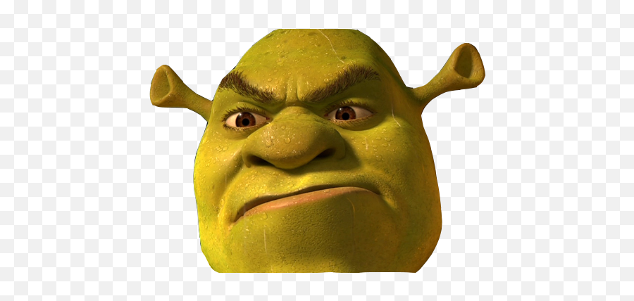 Sticker De Taym Sur Other Shrek Tete Angry Colere Grr - All Star Stops Meme Png,Shrek Face Png