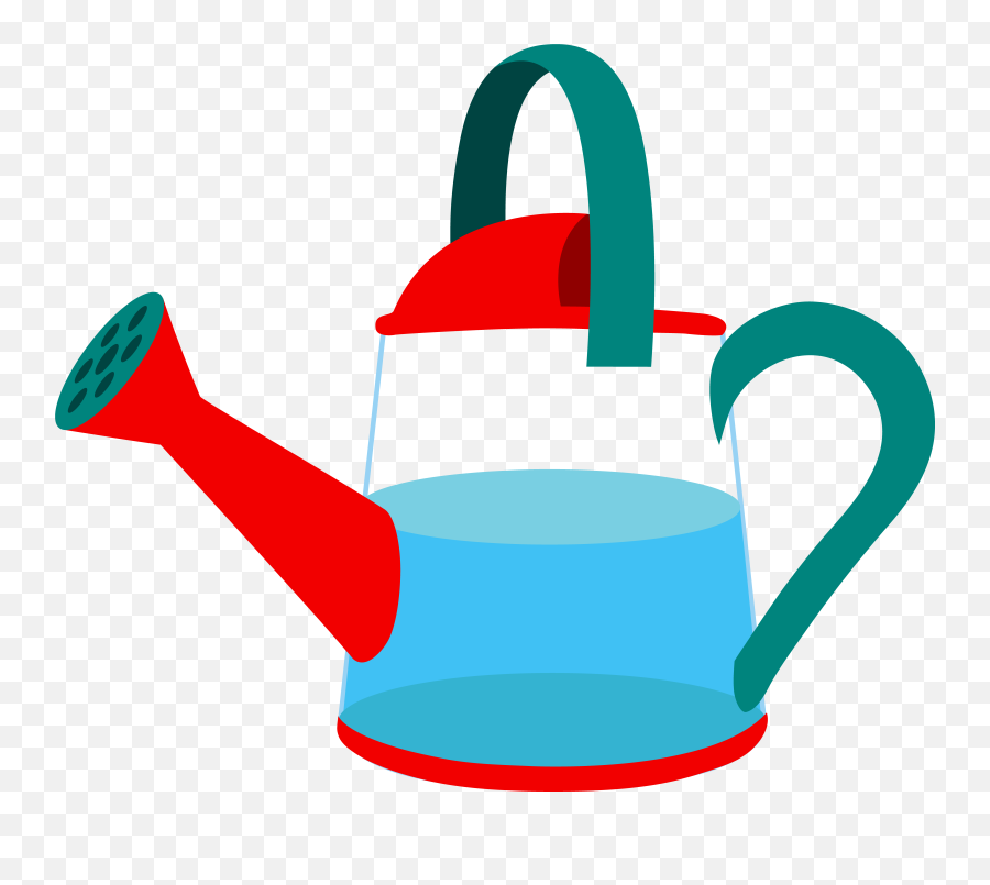 Gardening Clipart Water Garden - Cartoon Watering Can Png,Water Pouring Png