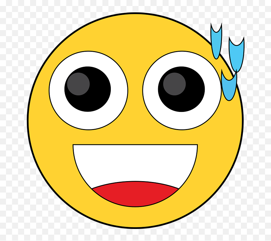 Free Photo Sweat Sweating Emoticon Emoji Uneasy Face - Max Pixel Png,Sweat Icon