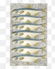 John Derian Sardines Rectangle Tray Transparent PNG