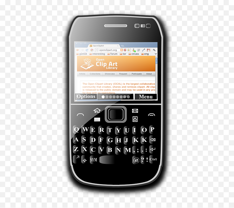 Blackberry Smartphone Calling - Clipart Gratis Png,Blackberry Png