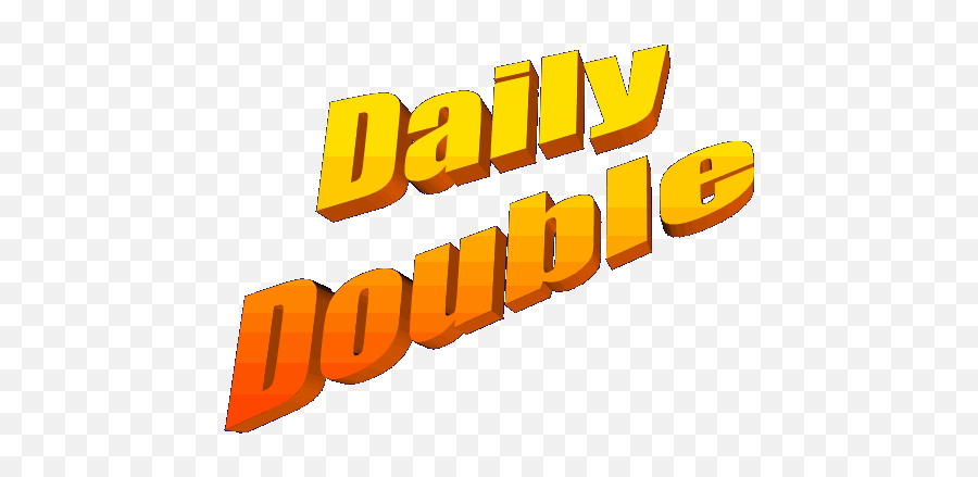 Double Jeopardy Clipart 5 By Bradley - Daily Double Clipart Png,Jeopardy Png