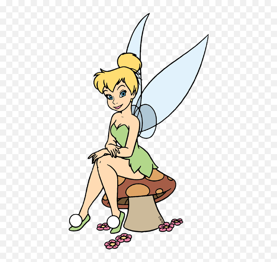 Tinkerbell Disney Tinker Bell Clip Art Images 3 Galore 8 - Tinkerbell Drawing Sitting Png,Tinkerbell Transparent