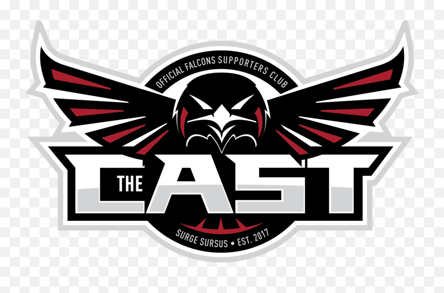 Atlcast - Atlanta Falcons Full Logo Png,Falcons Logo Png