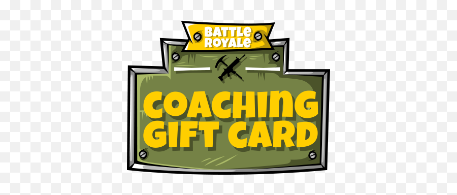 Coaching Gift Card 10 F Battle Royale Cards For - Sign Png,Battle Royale Logo Png
