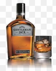 Gentleman Jack Engraving - Daniels Bottle Etching png