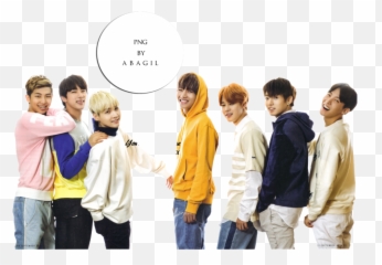 Bts Png By Abagil - Group Transparent