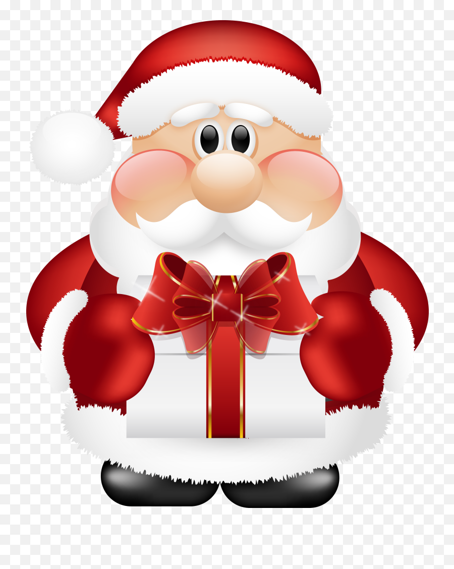 Italian Clipart Christmas Picture 1424060 - Cute Santa Png Transparent,Navidad Png