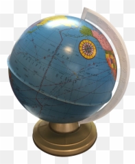 Tabletop World Globe - Globe Png,Gold Globe Png