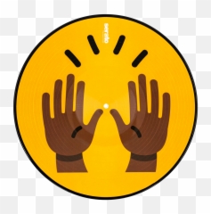 Serato Control Vinyl - Pray And Raised Hands Emoji Pair Emoji Vinyls Praying Hands Png,Praying Emoji Png
