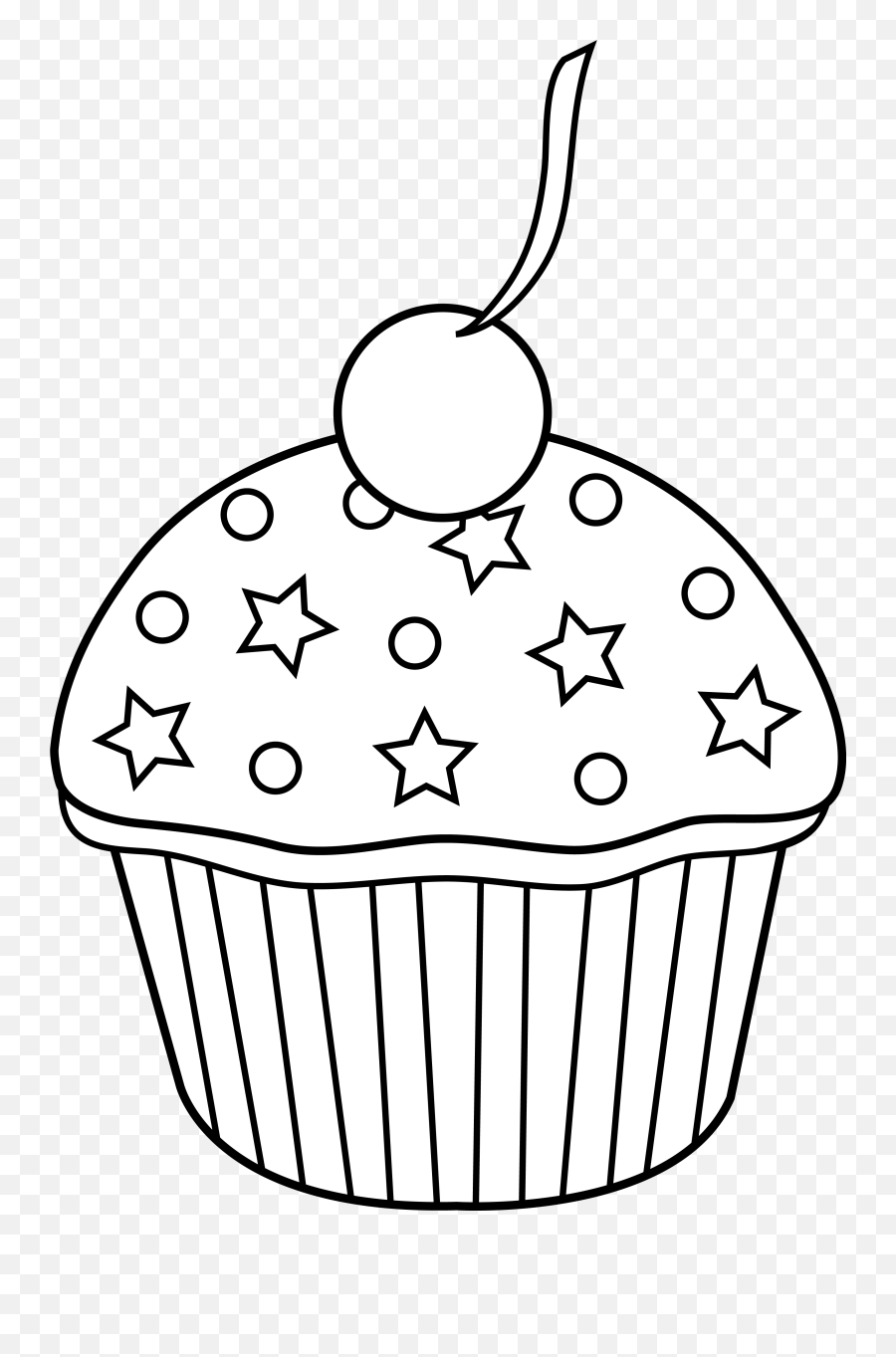 Fbawc35 Food Black And White Clipart Today1580843698 - Cupcakes You Can Color Png,Food Clipart Transparent Background