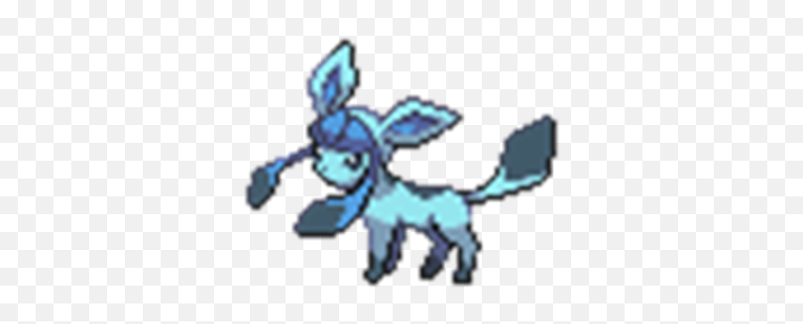 Glaceon - Glaceon Sprite Black And White Png,Glaceon Png