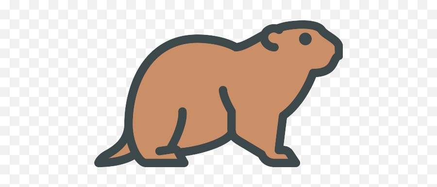 Groundhog Png Icon - Marmot Cartoon,Groundhog Png