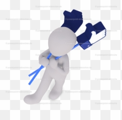 Thumbs Up In Facebook - Powerpoint Männchen Bilder für Cartoon png