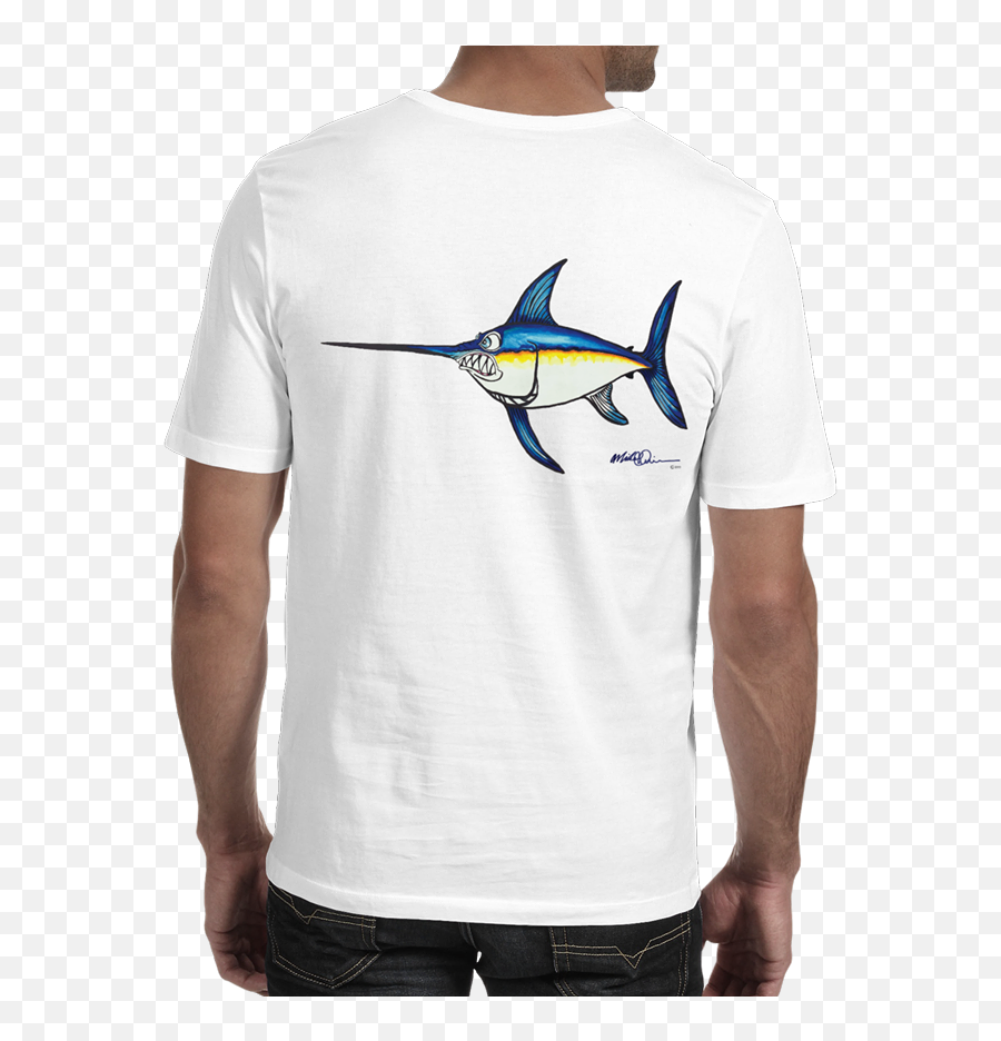 Mike Quinn Swordfish Adult Shirt 100 Cotton - Swordfish Png,Swordfish Png