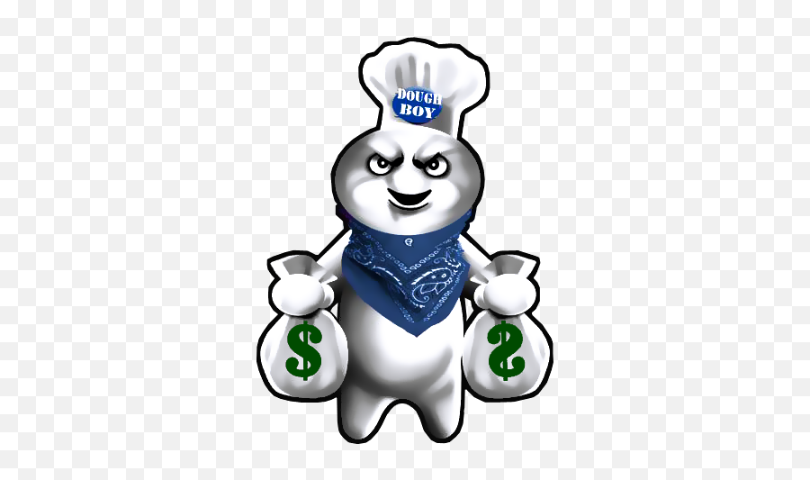 Dough Boy Gangsta - Gangster Pillsbury Doughboy Drawing Png,Pillsbury Doughboy Png