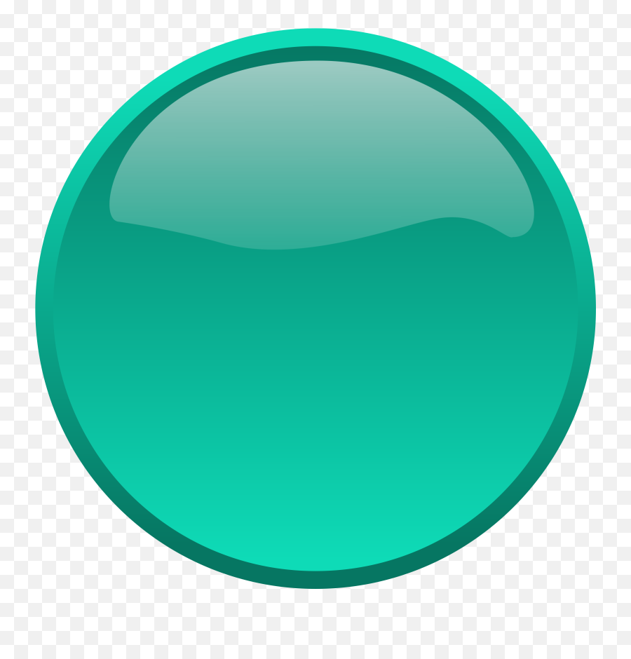 Green Circle Shapes Button Buttons - Round Button Png,Circle Shape Png
