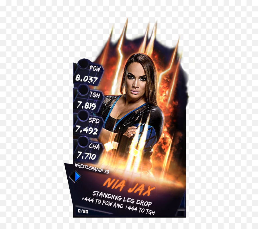 Nia Jax - Wwe Supercard Chris Jericho Png,Nia Jax Png