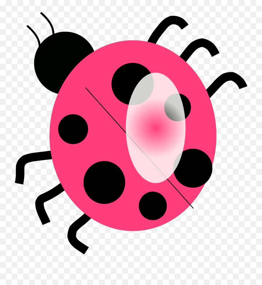 Bug Clipart Pink Lady - Many Legs Does A Ladybug Have Png,Lady Bug Png