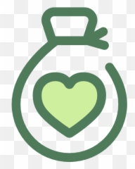 Heart Miscellaneous Money Donation - Icon Png