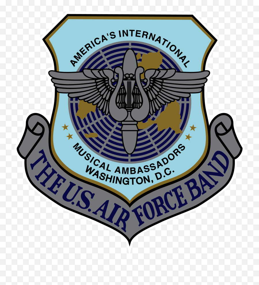 Us Air Force Logo Clip Art - United States Air Force Band Png,Air Force Logo Vector