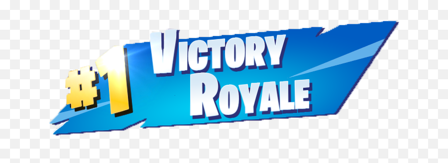 1 Victory Royale Transparent Png - Sign Victory Royale Png,1 Victory Royale Png