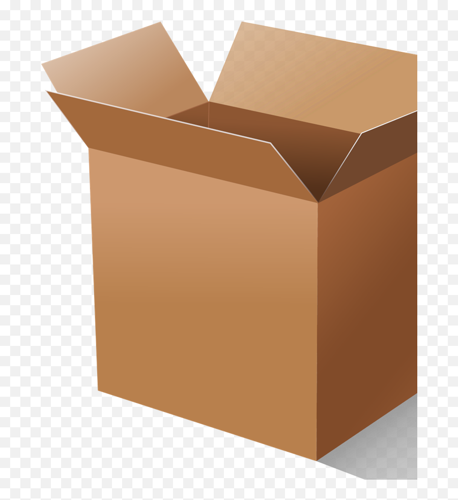 Cardboard Box Svg Vector Clip Art - Svg Clipart Box Transparent Background Png,Cardboard Box Transparent