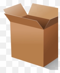 Cardboard Box Svg Vector Clip Art - Svg Clipart Box Transparent Background Png,Cardboard Box Transparent
